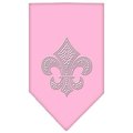 Unconditional Love Fleur De Lis Rhinestone Bandana Light Pink Small UN852212